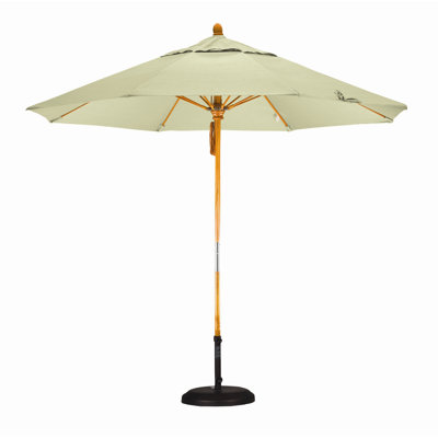 California Umbrella 9' Fiberglass Market Umbrella with Pulley