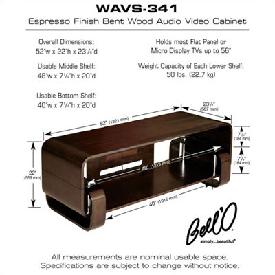 Bello 52" TV Stand