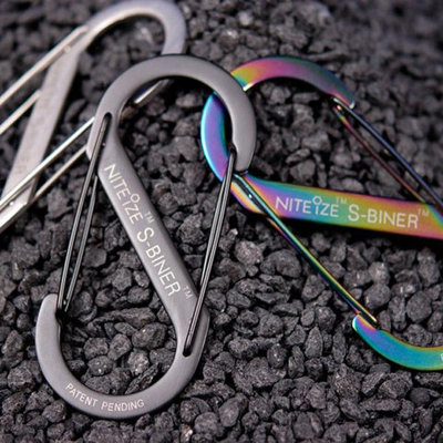 Nite Ize S-Biner Pet ID Tag Holder in Black