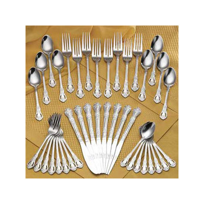 45 Piece Chelsea Flatware Set