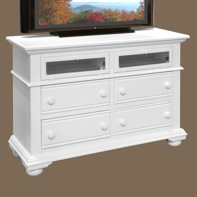 Cottage Traditions 4 Drawer Media Dresser by American Woodcrafters -image