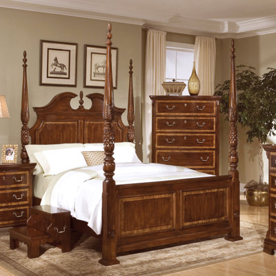 Wellington Manor Four Poster Bed by American Woodcrafters -image