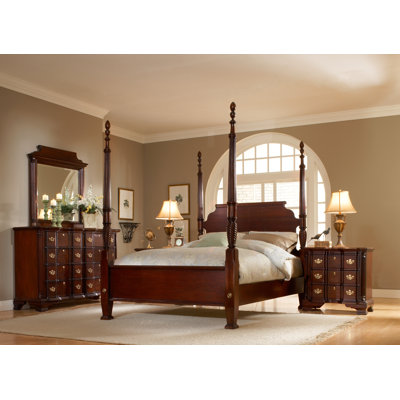 Lasting Traditions Four Poster Bedroom Collection by American Woodcrafters -image