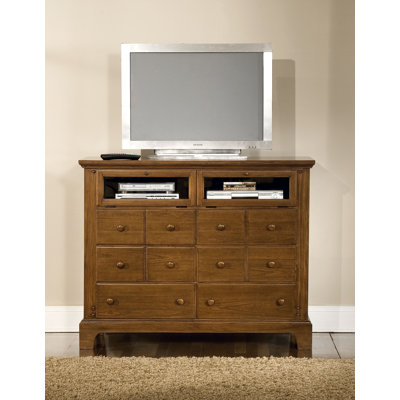 Bradford 6 Drawer Entertainment Chest by American Woodcrafters -image