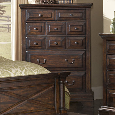 Heritage Lodge 5 Drawer Chest by American Woodcrafters -image