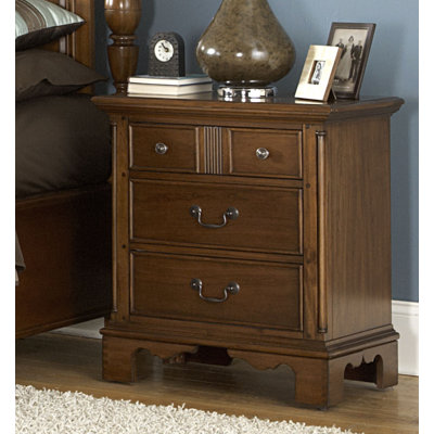 Nantucket 3 Drawer Nightstand by American Woodcrafters -image
