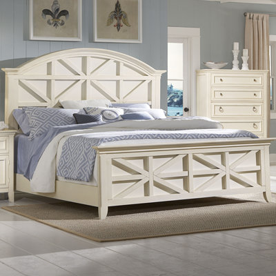 Courtyard Panel Bed by American Woodcrafters -image