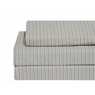 Pacific Stripe Flannel Sheet Set