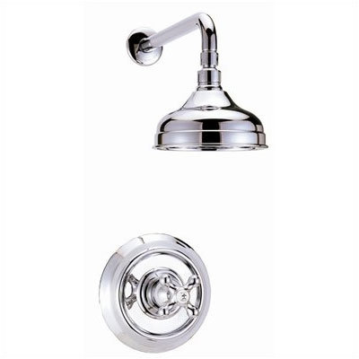 Belle Foret Volume Shower Faucet Trim  Set with Cross Handle