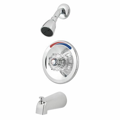 01 Series Dual Funtion Tub And Shower Faucet With Windsor Handles 