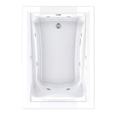 American Standard Green Tea Whirlpool Bath Tub in White