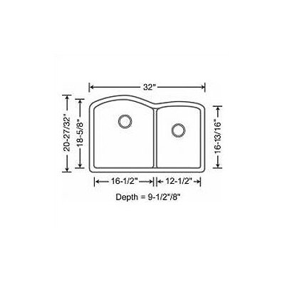 Blanco Diamond 1.75 Bowl Undermount Kitchen Sink