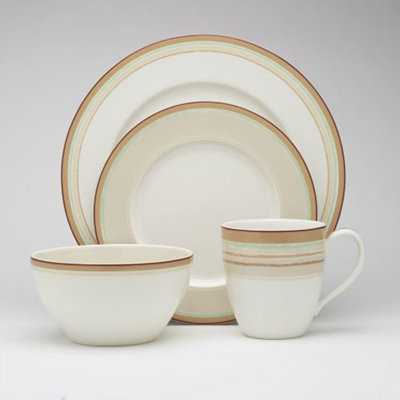 Noritake Java Swirl 4 Piece Place Setting