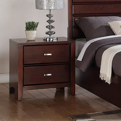Carrington 2 Drawer Nightstand by Alpine Furniture -image