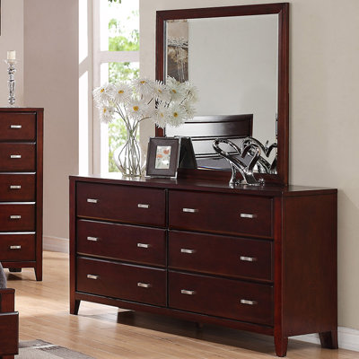 Carrington 6 Drawer Dresser by Alpine Furniture -image