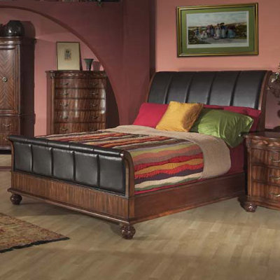 Lafayette Queen Sleigh Bed by Alpine Furniture -image