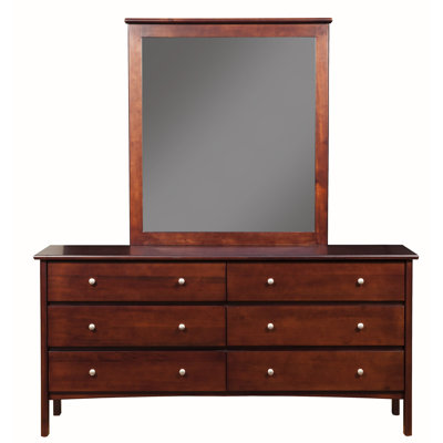 Costa 6 Drawer Dresser by Alpine Furniture -image