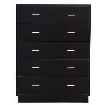 Manhattan 5 Drawer Tall Boy Chest by Alpine Furniture -image