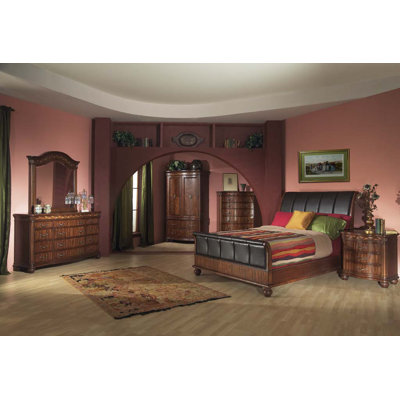Lafayette Queen Sleigh Bedroom Collection by Alpine Furniture -image