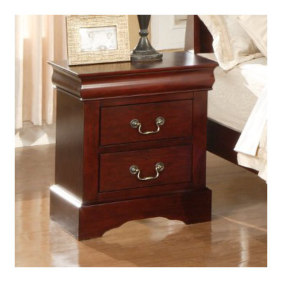 Louis Philippe 2 Drawer Nightstand