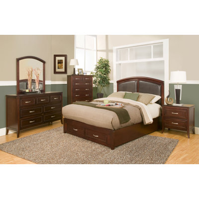 Alpine Furniture Atherton 6 Drawer Tall Boy Chest