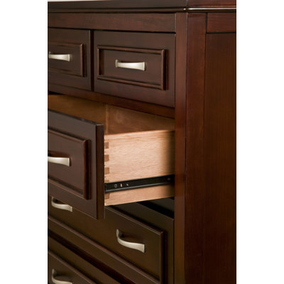 Alpine Furniture Atherton 6 Drawer Tall Boy Chest