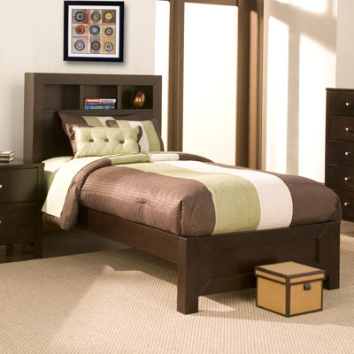 Solana Storage Platform Bed by Alpine Furniture -image