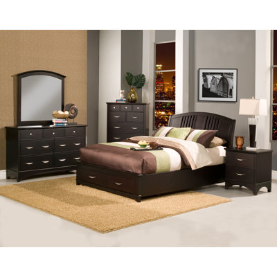 Del Mar Platform Bedroom Collection by Alpine Furniture -image