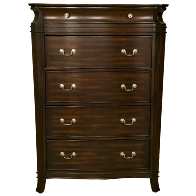 Windsor 5 Drawer Tall Boy Chest by Alpine Furniture -image
