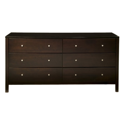 Solana 6 Drawer Dresser by Alpine Furniture -image