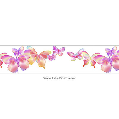 4 Walls Fluttering Butterfly Border