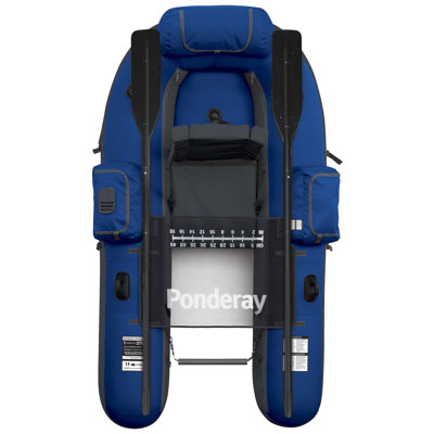 Classic Accessories Ponderay Frameless Pontoon Boat in Navy Blue