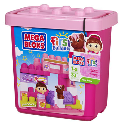 Mega Brands First Builders Pony Stable