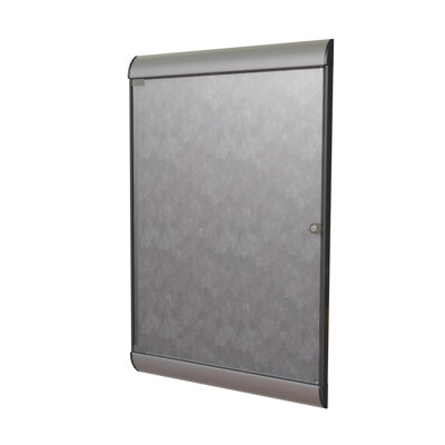 Ghent 1-Door Silhouette Enclosed Tackboard