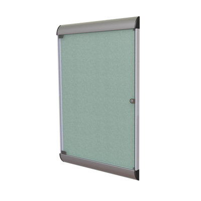 Ghent 1-Door Silhouette Enclosed Tackboard