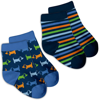 i play. Organic Print Socks (2-Piece)