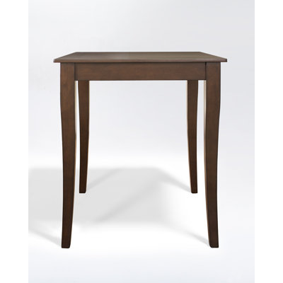 Crosley Cabriole Leg Pub Table in Vintage Mahogany