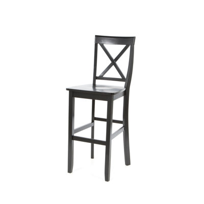Crosley X-Back 30" Barstool in Black