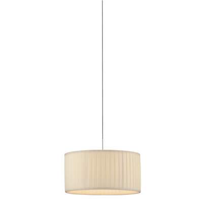Philips Forecast Lighting White Grasscloth Pendant Shade