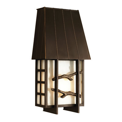 Philips Forecast Lighting Windrush One Light Outdoor Wall Sconce in Patina Bronze