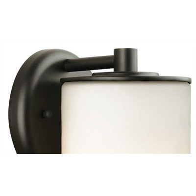 Philips Forecast Lighting Midnight Round Outdoor Wall Sconce in Black