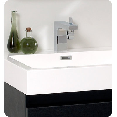 Fresca Nano Modern Bathroom Vanity with Medicine Cabinet