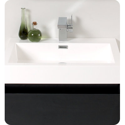 Fresca Nano Modern Bathroom Vanity with Medicine Cabinet