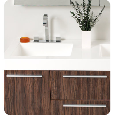 Fresca Opulento Modern Double Bathroom Vanity w/ Medicine Cabinet
