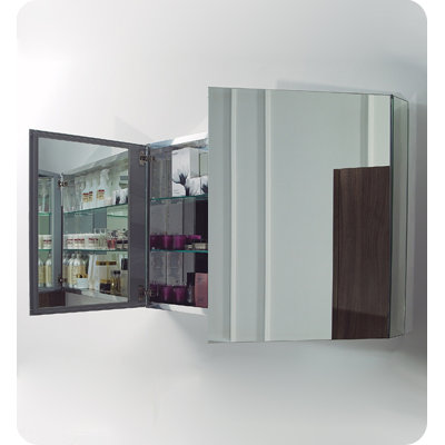 Bathroom Medicine Cabinets  Mirrors on Fresca Large Bathroom Medicine Cabinet With Mirrors   Wayfair