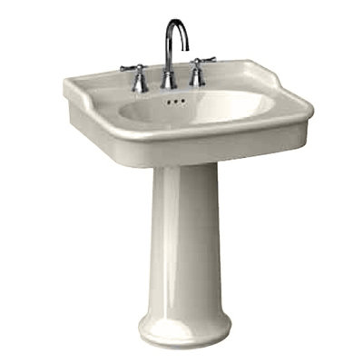 Porcher New Savina 27" Pedestal Bathroom Sink