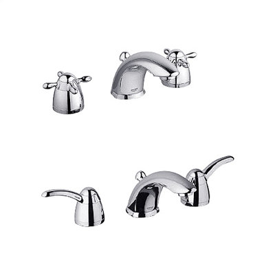 Grohe Talia Widespread Bathroom Faucet with Double Lever And Cross Handles
