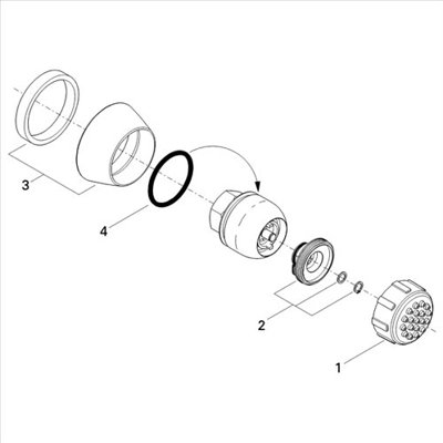 Grohe Relexa Plus Adjustable Body Spray Shower