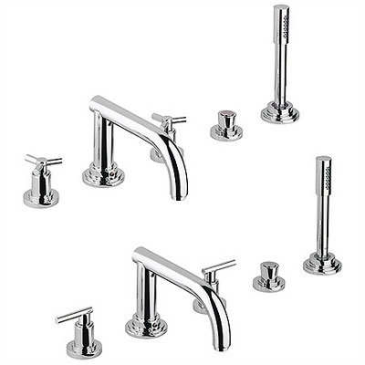 Grohe Eurostyle Cosmopolitan Volume Control Roman Tub Faucet with Hand Shower