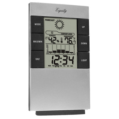 La Crosse Technology Equity By La Crosse Desktop Temperature Station with Time Alarm